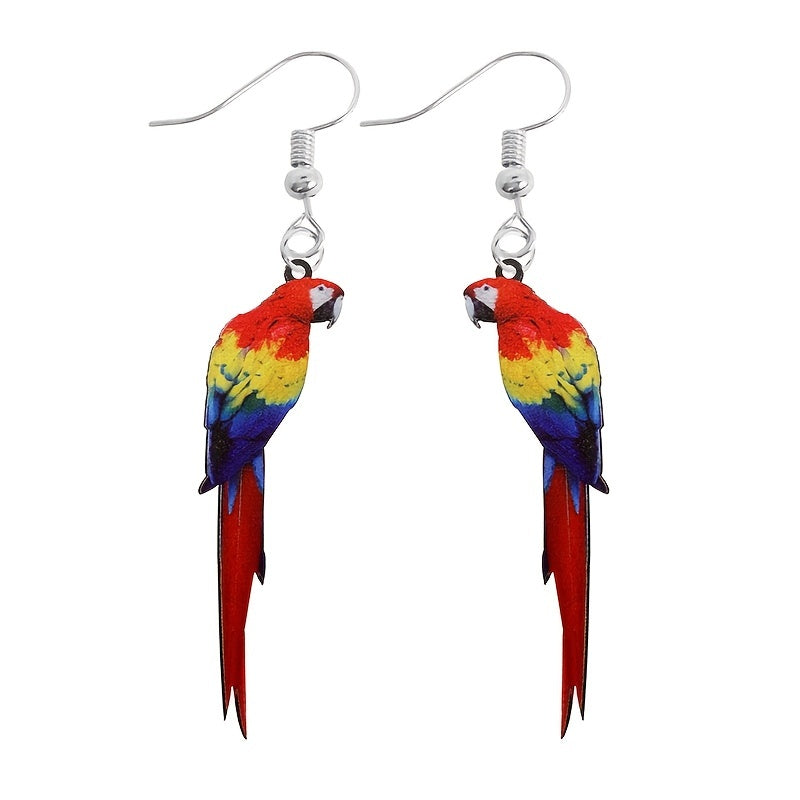 Funny Animal Dangle Earrings Acrylic Jewelry Personality Gift For Women