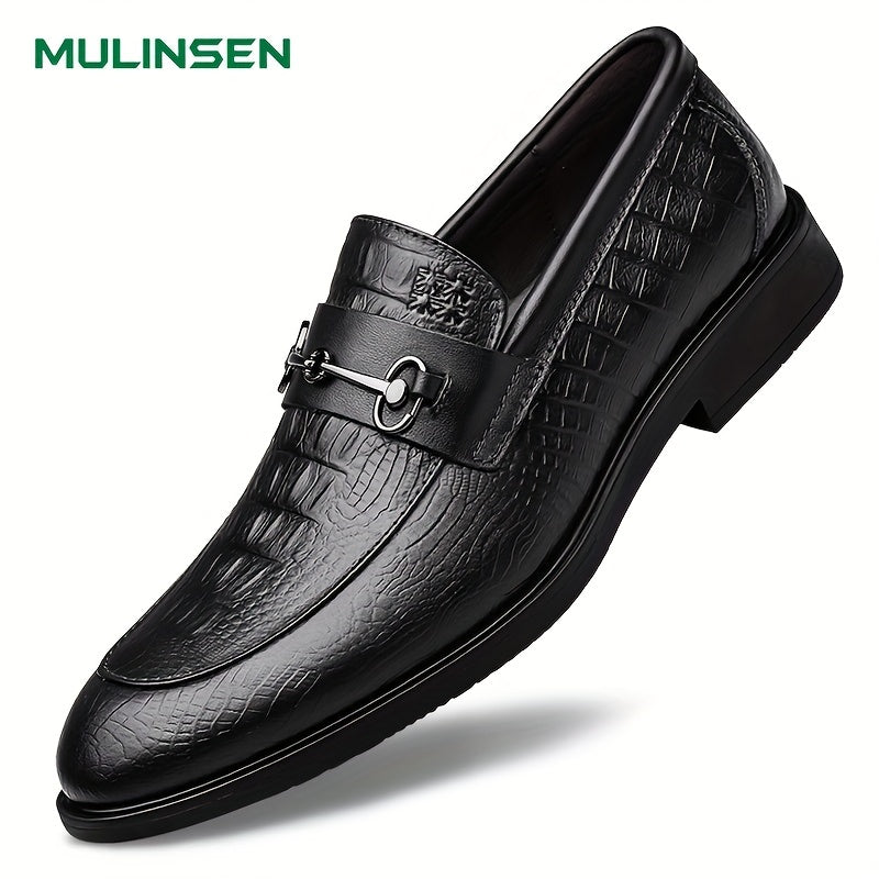 Men's Leather Loafer Shoes Non-slip Slip On Shoes