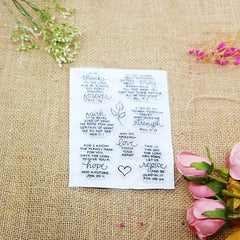 English Grass DIY Silicone Transparent Stamp