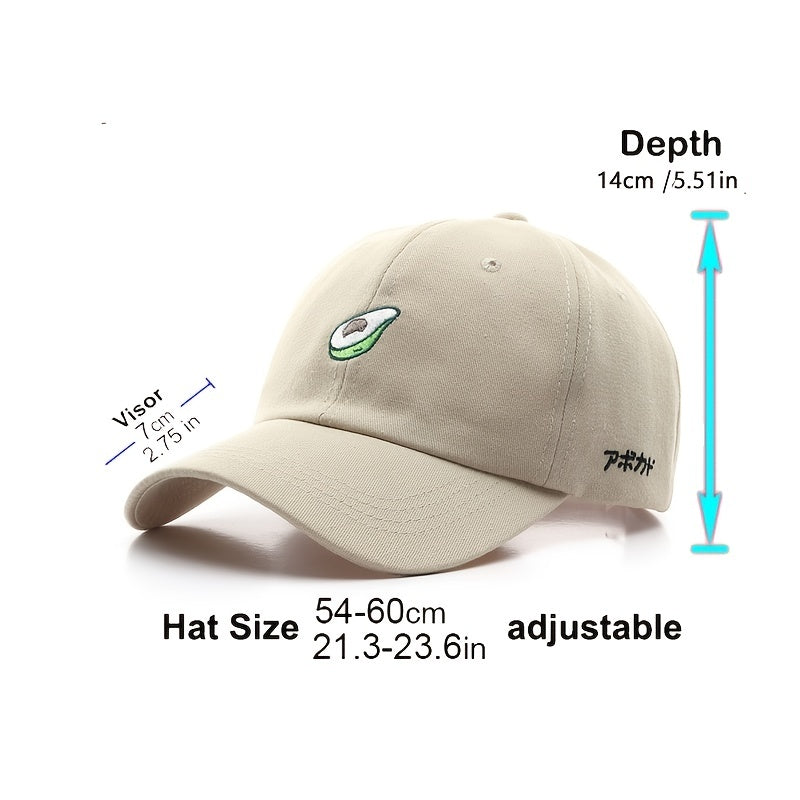 Men's Organic Cotton Baseball Cap for Outdoor Sun Protection