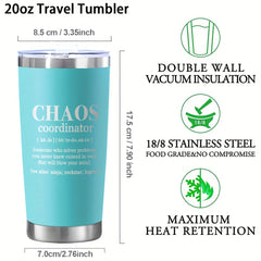 Christmas Stainless Steel Coffee Tumbler Gift Cup Travel Mug