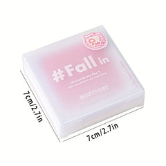 Functional Sticky Note Book Gradient Diary Set
