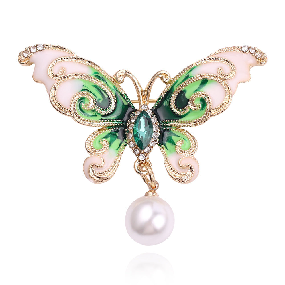 Butterfly Beads Brooch Backpack Pins