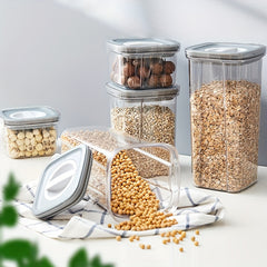 Airtight Food Storage Containers with Rotating Lids