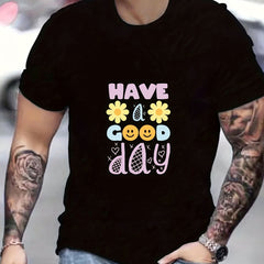 Men's Active Graphic Tee for Summer