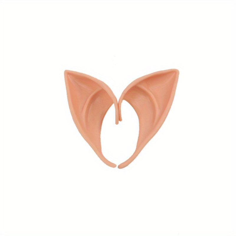 Pair of Long Short Fairy Ears Latex Cosplay Props Costume