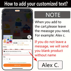 Custom Waterproof Name Sticker Transparent Label 60/120pcs