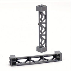 8pcs Building Blocks 2x2x10 Support Pillars Bricks Bulk Compatible 58827 95347