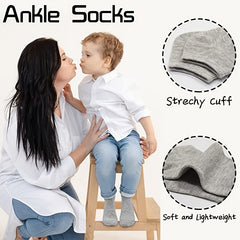 25 Pairs Boys Kids Breathable Short Socks Low Cut Ankle Socks Children's Socks