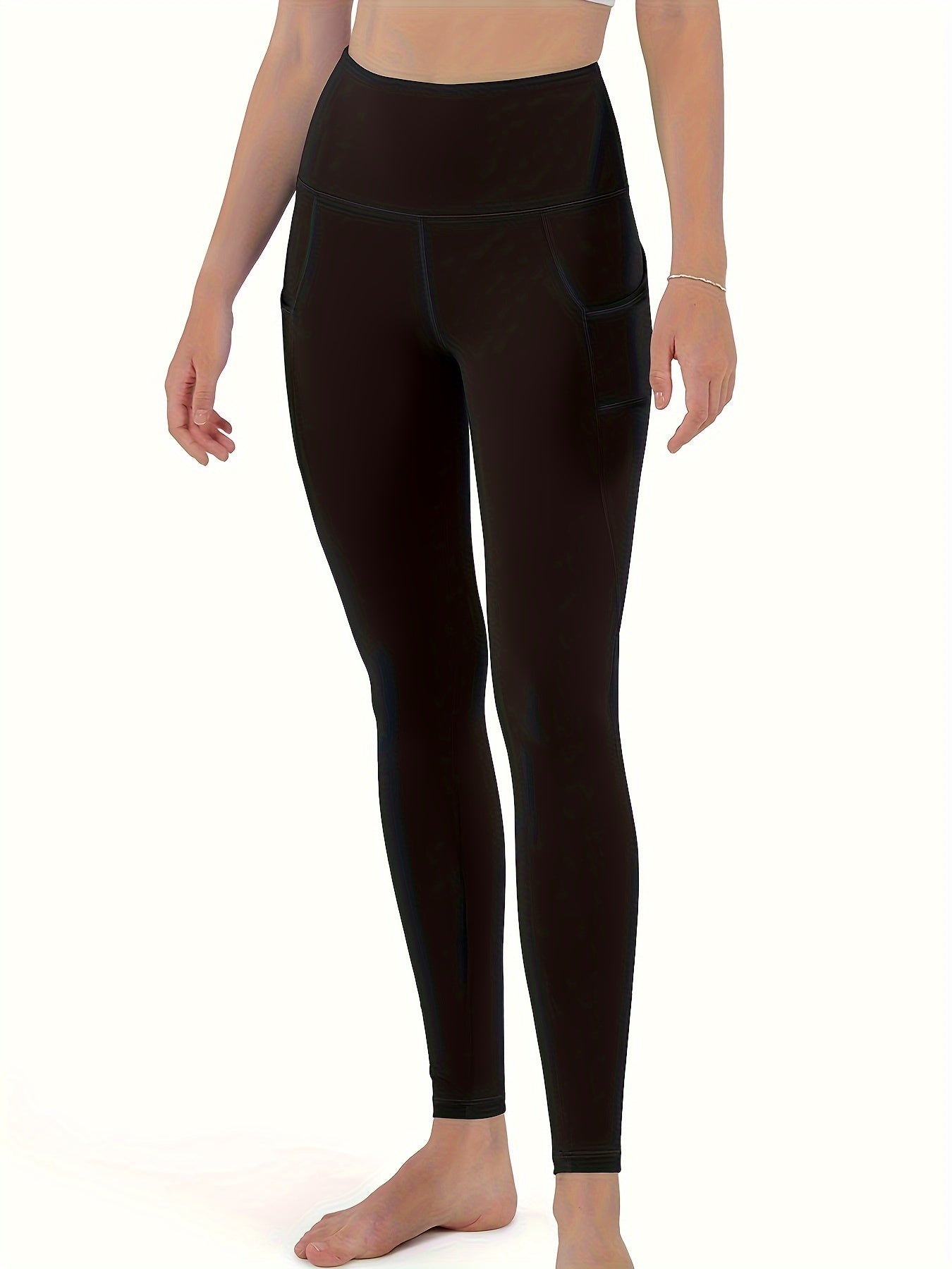 High Waist Yoga Pants With Pockets Tummy Control Leggings for Women