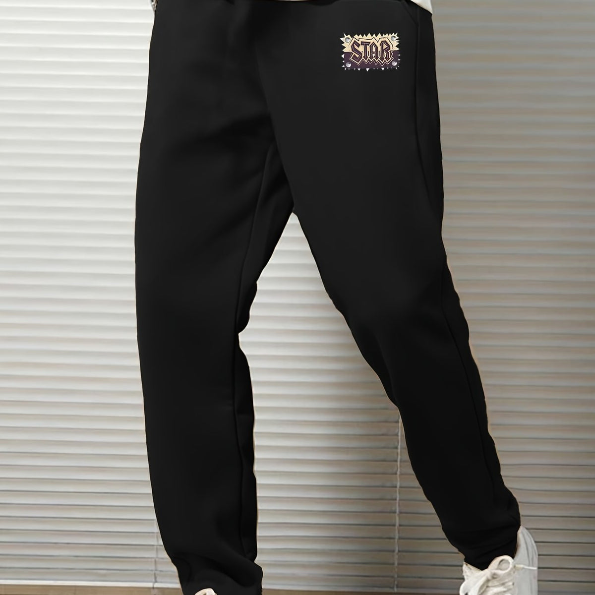 Cartoon Print Jogger Pants Men's Casual Loose Sweatpants