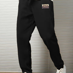 Cartoon Print Jogger Pants Men's Casual Loose Sweatpants