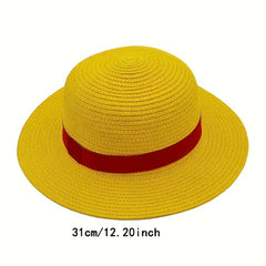 Anime Cosplay Straw Sunhat Dress Up Accessories for Men and Women