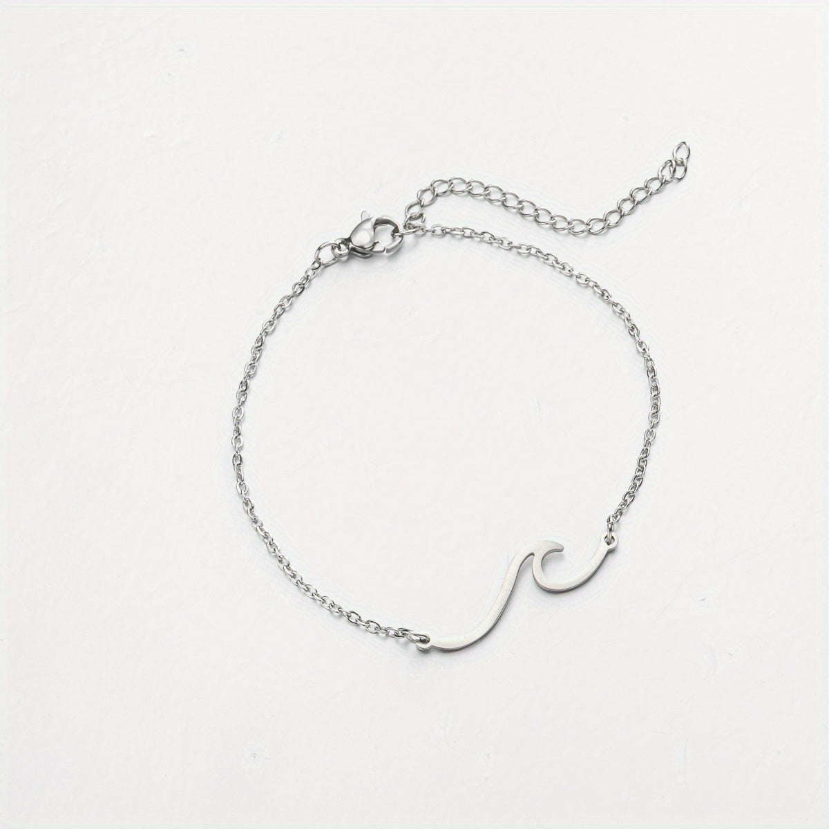 Men's Lightning Round Love Bracelet, Adjustable Charm