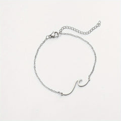 Men's Lightning Round Love Bracelet, Adjustable Charm