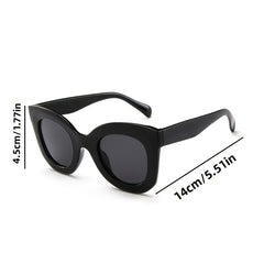 Cat Eye Sunglasses Vintage Minimalist Eyewear UV400