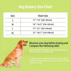 Washable Reusable Belly Wrap Diapers for Small Male Dogs