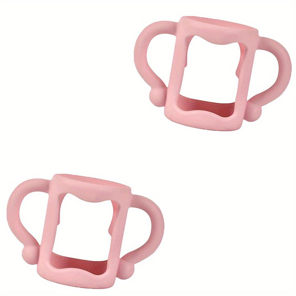 2pcs Baby Bottle Handles BPA Soft Silicone Bottle Handles
