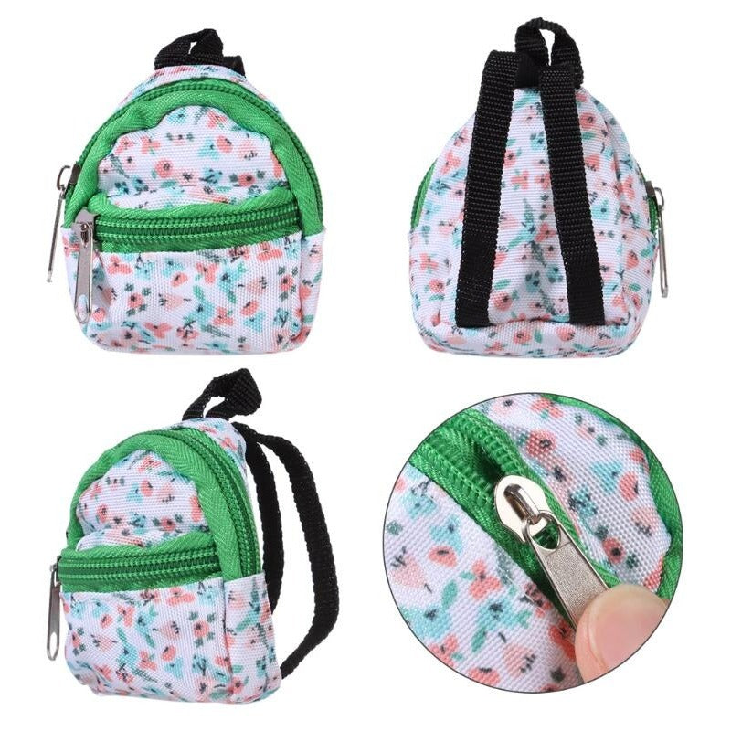 1:6 BJD Doll Mini School Bag Backpack Doll House Decoration Toy Accessories
