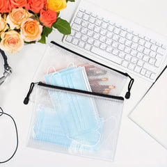 20pcs Mesh Zipper Bag Puzzle Bag 33x23cm A4 Size Letter Size