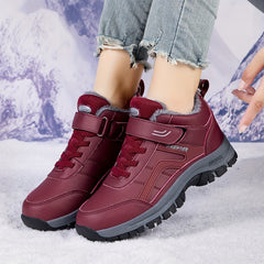 Warm Winter Snow Boots Fur Lined Slip Resistant