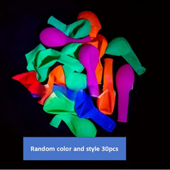 Christmas Fluorescent Latex Balloon For Party Wedding Decorations