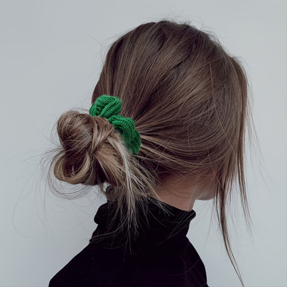 Wool Knitting Hair Ring Women's Hair Rope Hair Accessories