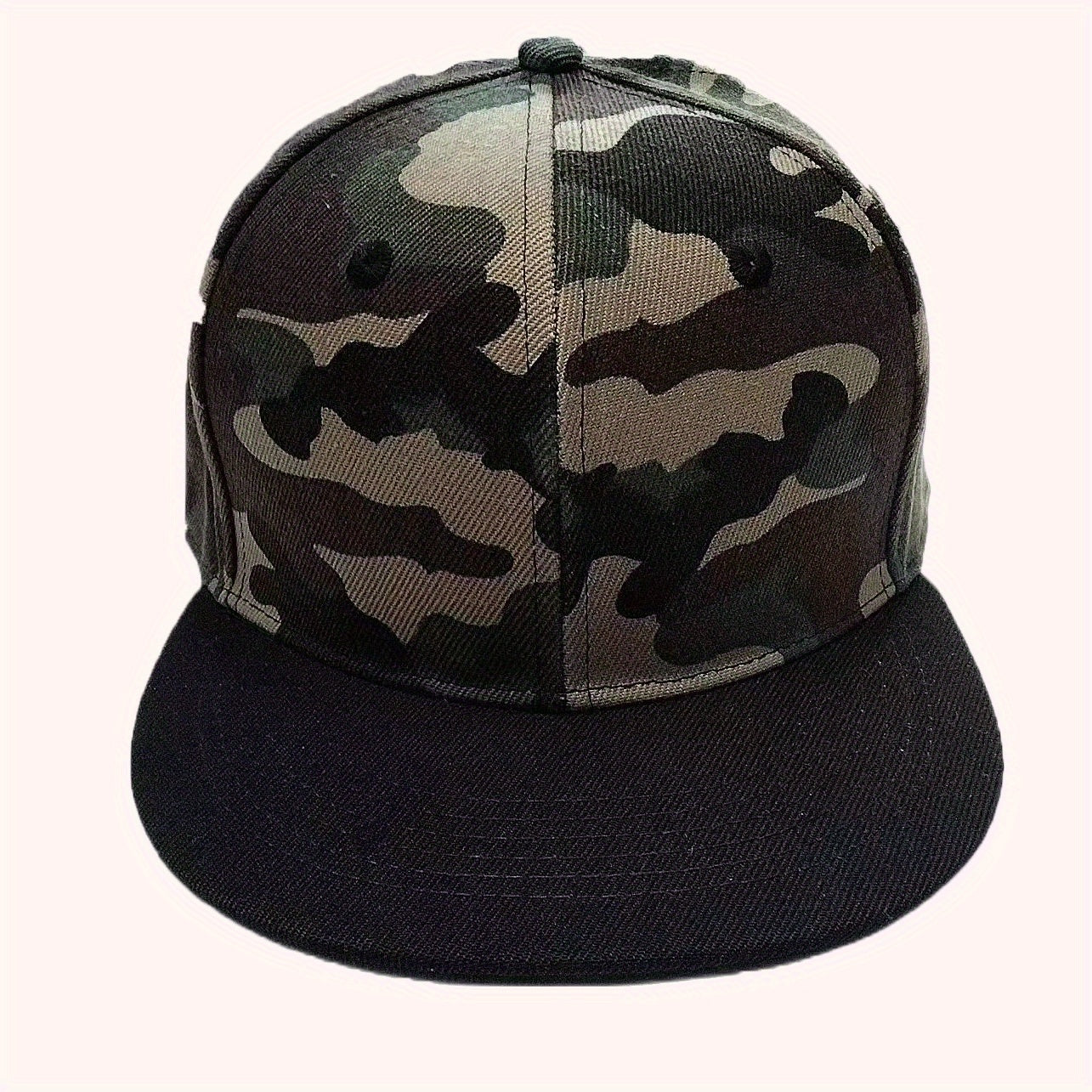 Hip Hop Casual Snapback Hat Solid Camouflage Baseball Cap Unisex