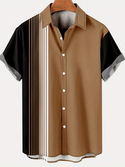 Floral Print Casual Short Sleeve Hawaiian Shirt for Men