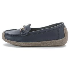 Women's Metallic Chain Loafers Slip On Lightweight Soft Sole Shoes