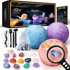 Solar System Science Kit for Kids Excavate Gems Educational Space Toys