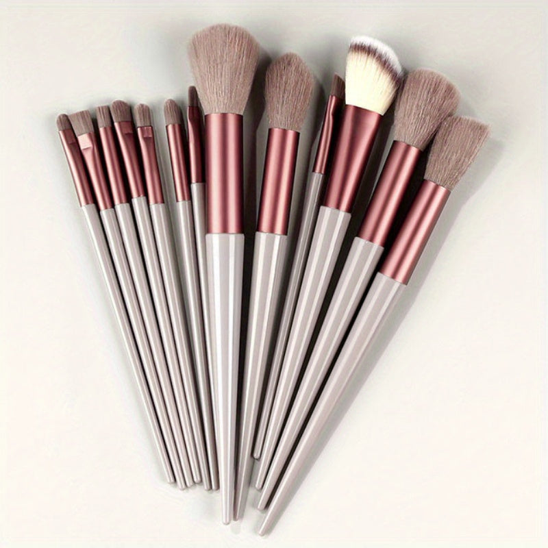 13Pcs Makeup Brushes Soft Fluffy Professional Foundation Blush Powder Eyeshadow