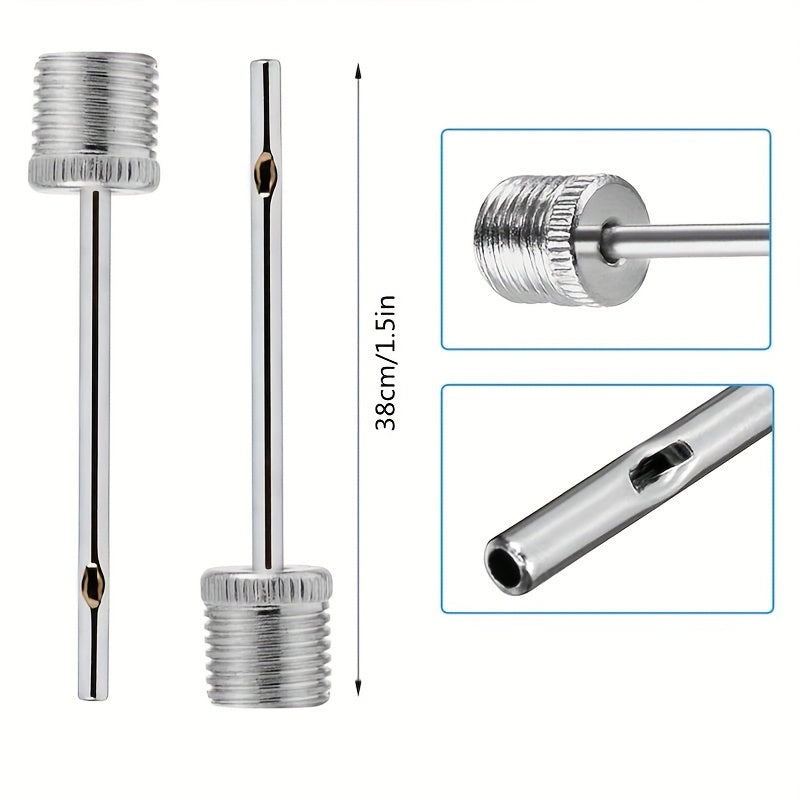 10 Pack Stainless Steel Pump Needles for Inflating Balls