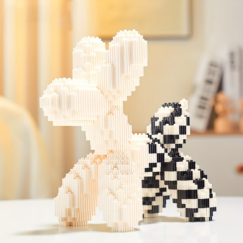 Balloon Dog Building Block Set - Festive Home Decor Gift