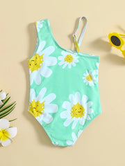 Adorable Dino Graphic 1pc Swimsuit Girls Hawaii Vacation Summer Clothes