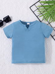 Baby Boys V Neck T shirt Tees Tops Soft Comfortable Summer Clothes
