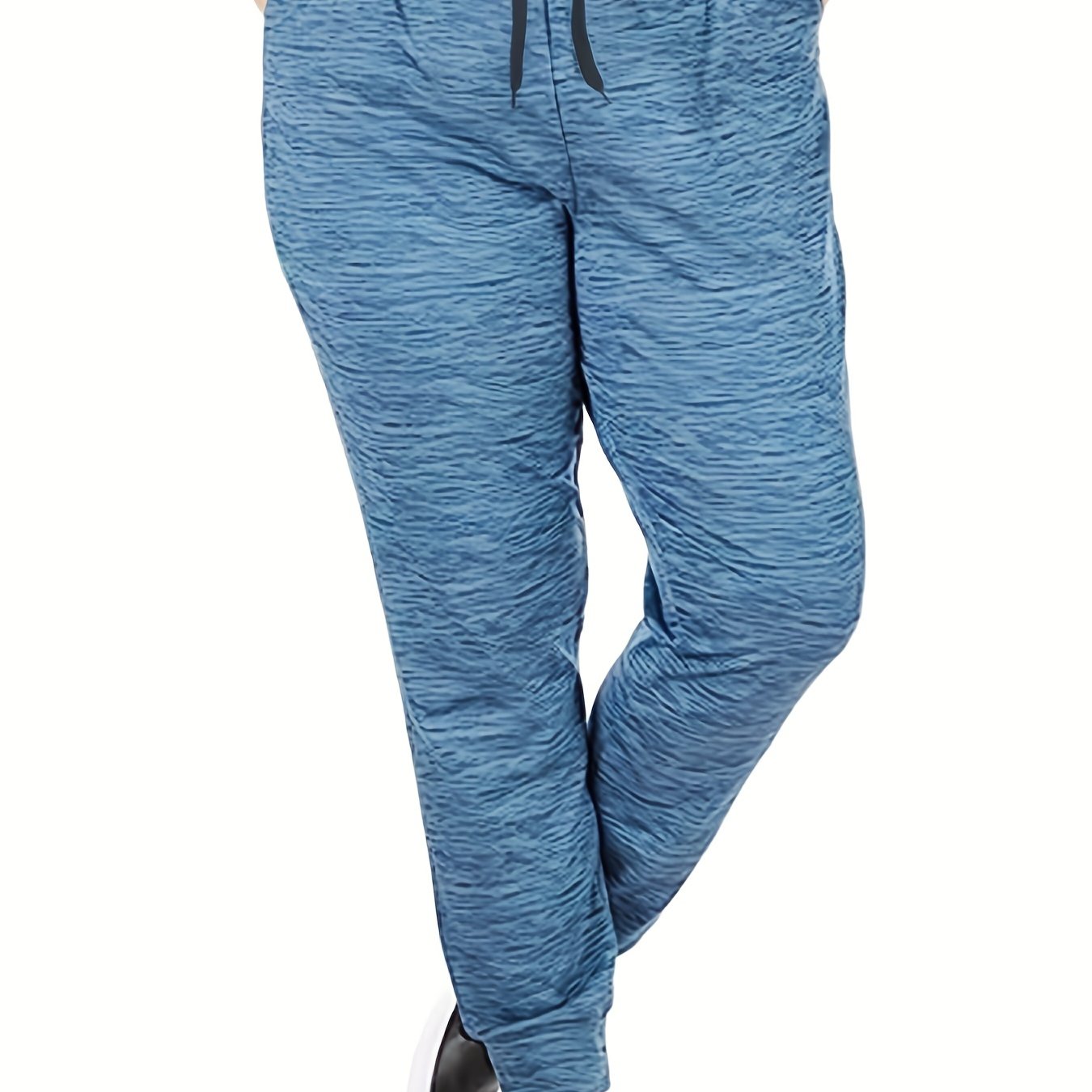  Tie Waist Straight Leg Workout Fitness Joggers