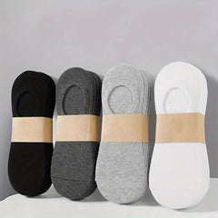 4 Pairs Soft & Lightweight Low Cut Ankle Socks Women's Stockings