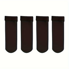 4 Pairs Winter Warm Cashmere Socks Thermal Fleece Lined Thickened Socks