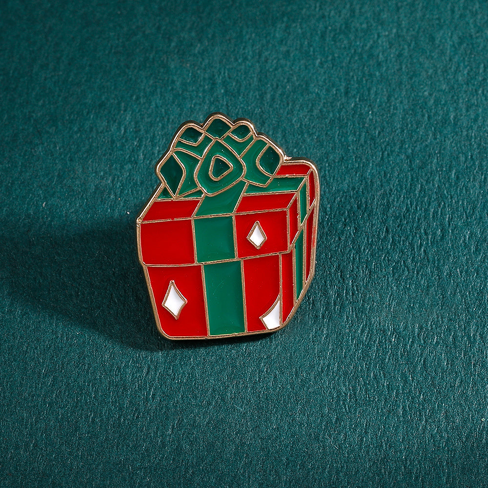 Men's Christmas Red Pin - Festive Holiday Style