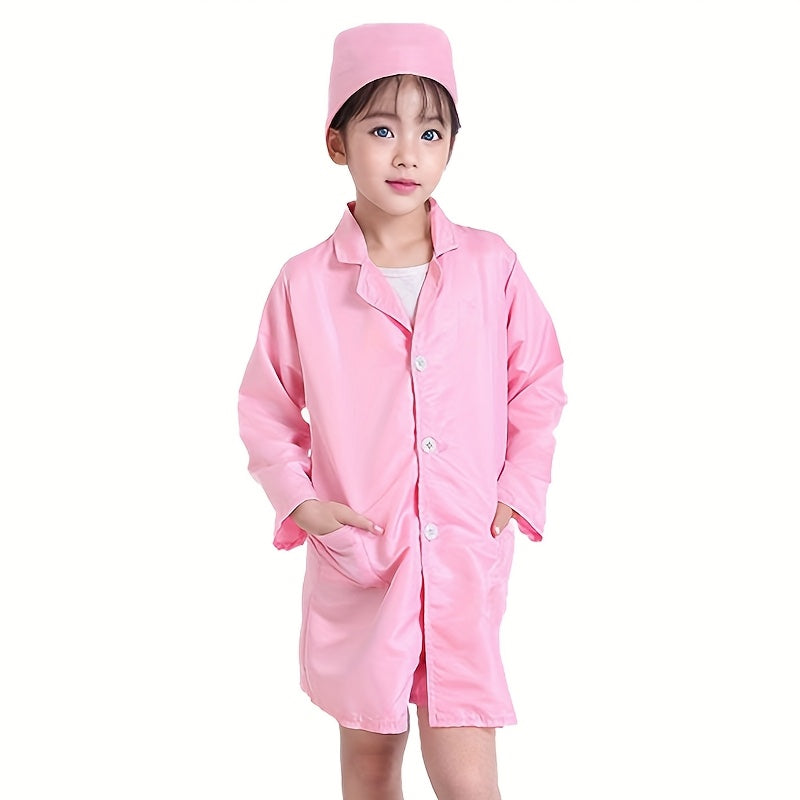 Kids Doctor Dress Up Set with Top and Hat