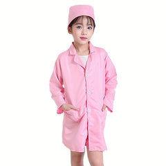Kids Doctor Dress Up Set with Top and Hat
