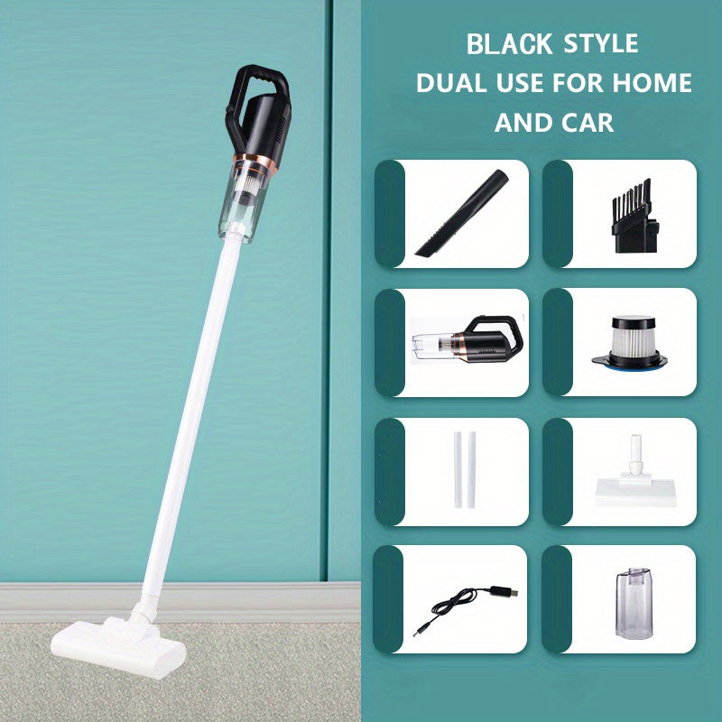 Strong Suction Wireless Handheld Vacuum Cleaner - Home & Car Dual Use