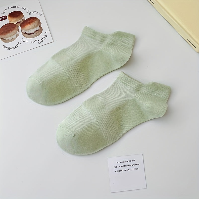 3 Pairs Soft Lightweight Low Cut Ankle Socks Women's Stockings