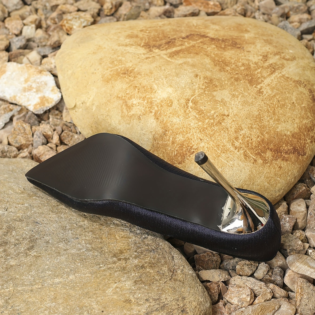 Solid Stiletto Heels Point Toe Pumps Women's Party Heels