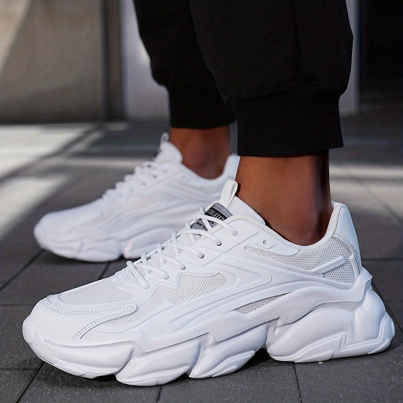 Men's Mesh Chunky Sneaker Wear-resistant Casual Shoes