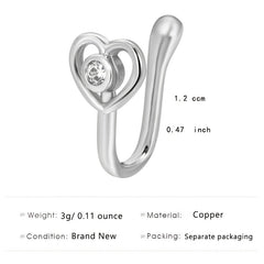 Men's Silver Punch Sports Nose Clip for Party Birthday Gift