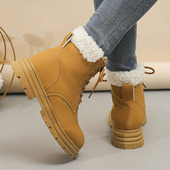 Women's Non slip Medium Top Thickened Motorcycle Boots