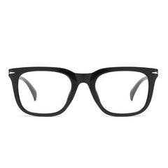 Square Anti Light Glasses Clear Lens for Women Men Teens