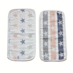 Baby Stroller Armrest Protector Cotton Infant Bib Newborn Burp Cloth